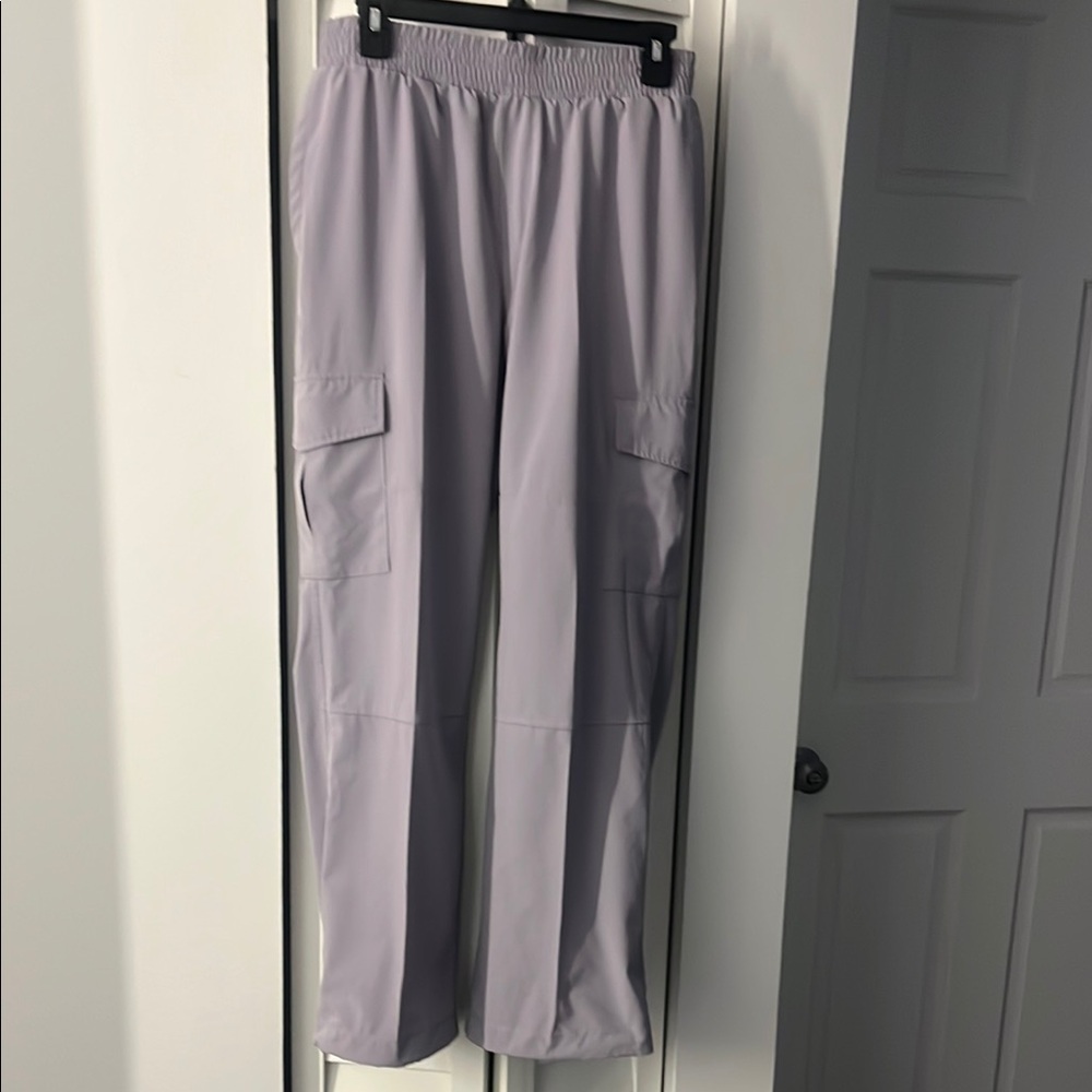Women’s Lavender Cargo Pants - Picture 2 of 7